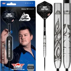Andy Baetens 80% NT steeltip dartpile fra Bulls - 23 gram