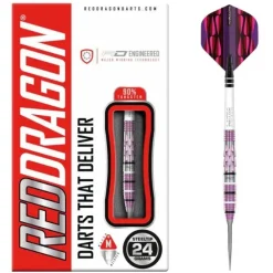 Artura Shocking Pink 90% NT dartpile fra Red Dragon