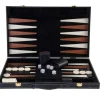 Backgammon kuffert Sort/Brun/Beige