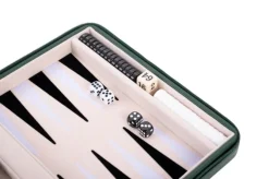Backgammon rejsespil - Grøn 9