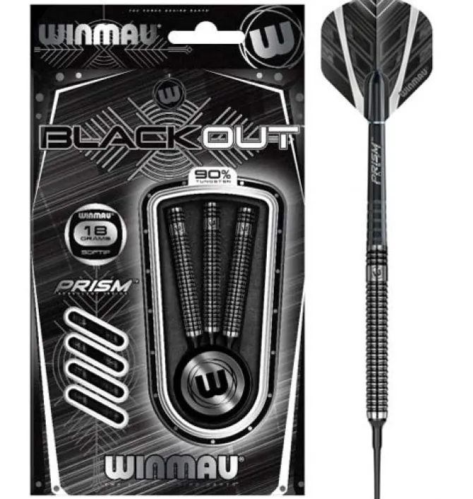 Blackout 90% NT softip dartpile fra Winmau