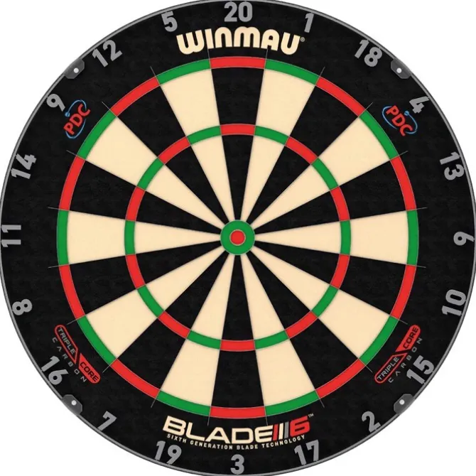 Blade 6 Triple Core bristle dartskive fra Winmau