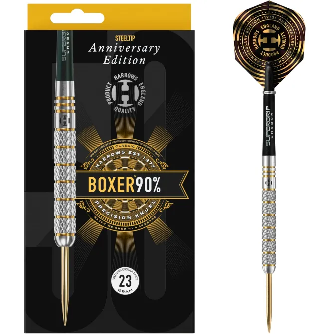 Boxer Parallel 90% NT steeltip dartpile fra Harrows - 25 gram