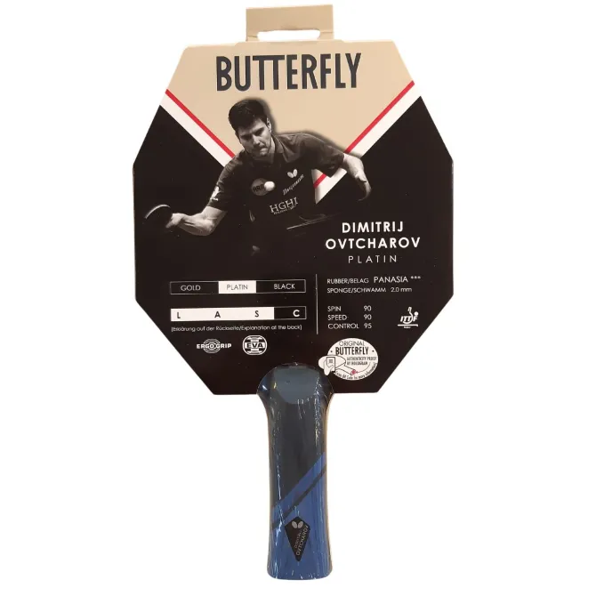 Butterfly Dimitrij Ovtcharov platin bat 3 - stjerner