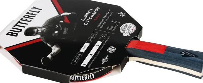 Butterfly Dimitrij Ovtcharov Ruby bat 3 - stjerner