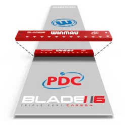 Clearzone transperant dartmåtte m/ raished oche fra Winmau