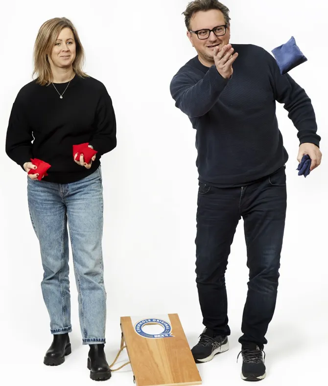CORNHOLE ORIGINAL - Sæt med 2 stk.