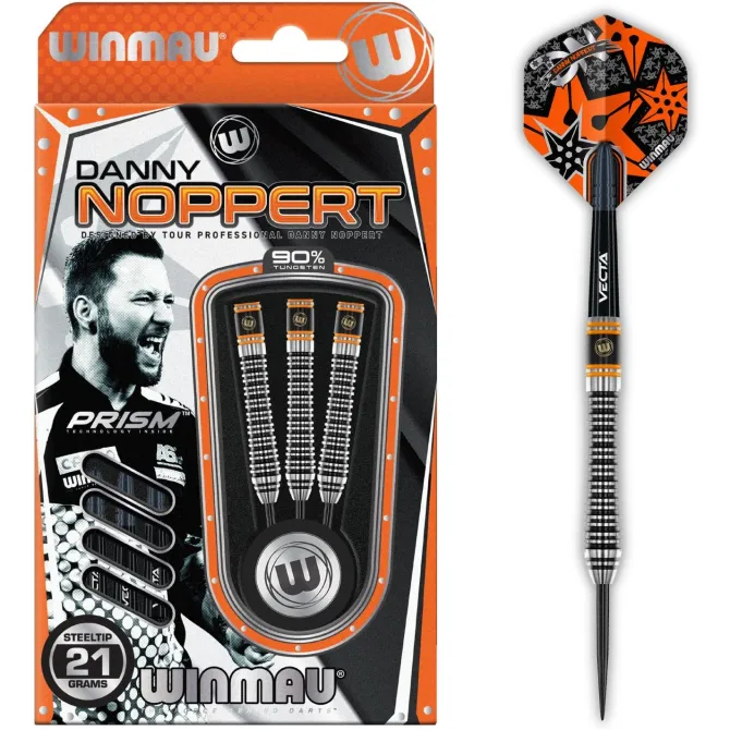 Danny Noppert Signature Edition 2.0 90 % NT steeltip dartpile fra Winmau
