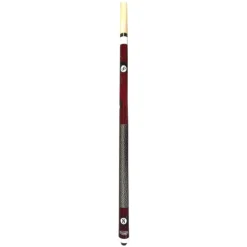 2-delt 8-ball rød kø m/wrap 140 cm
