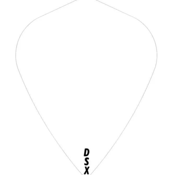 Designa dart flights DSX100 Kite i hvid