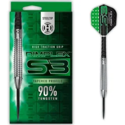 Dimplex S3 Tapered 90% NT steeltip dartpile fra Harrows