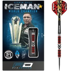 Gerwyn Price Firebird 90% NT steeltip dartpile fra Red Dragon