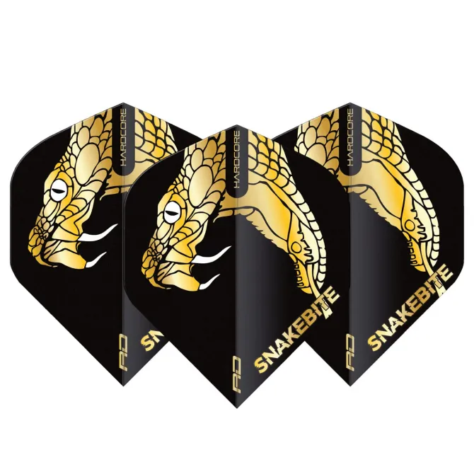 Hardcore Peter Wright Premium Snakebite GOLD flights fra Red Dragon