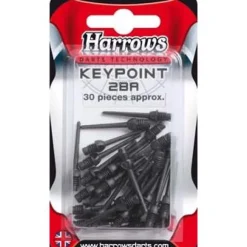 Harrows Softip Keypoint spidser, 30 stk