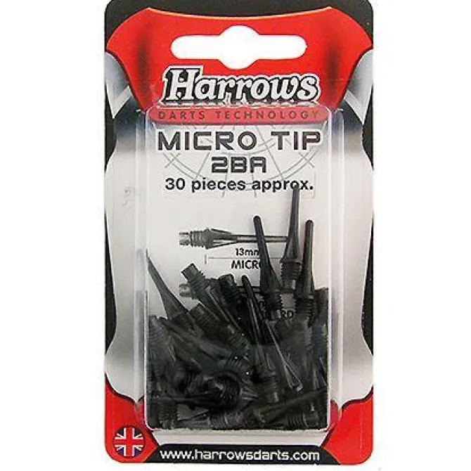 Harrows Softip Micro spidser, 30 stk.