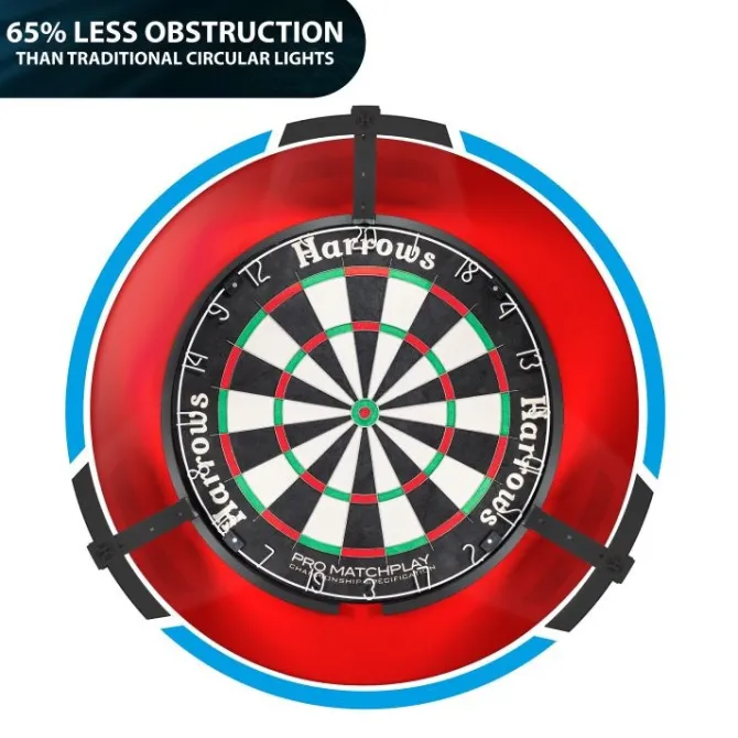 Harrows Trilight lyssystem til dartskive