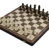 Kombineret skak og backgammon kuffert