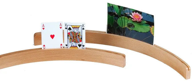 Kort holder i træ 50 cm