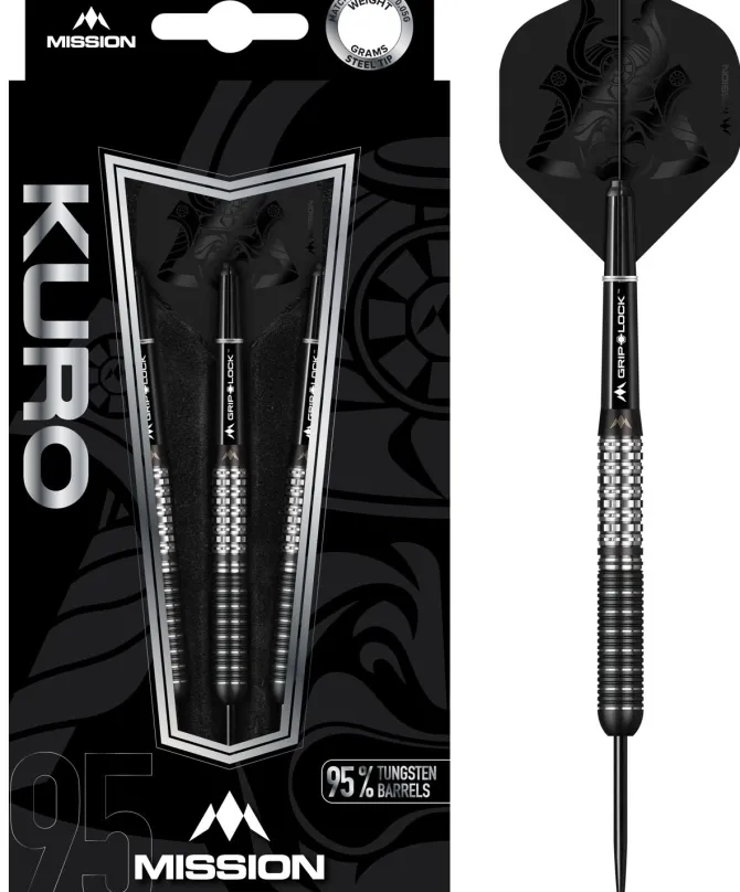 KURO 95%NT M1 TI dartpile fra Mission - 24 gram