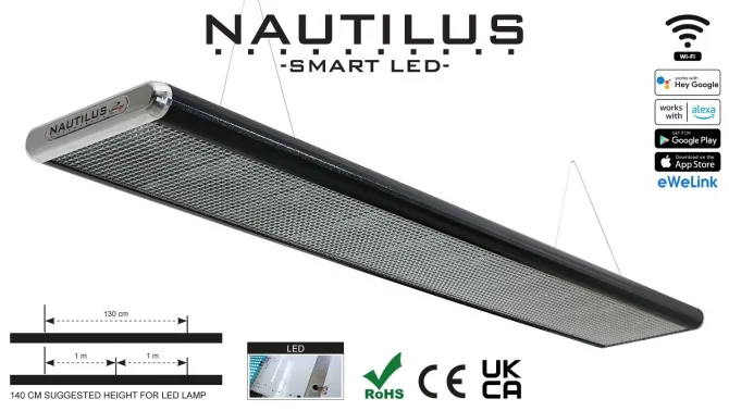 Longoni Smart LED Nautilus lampe - 291 cm
