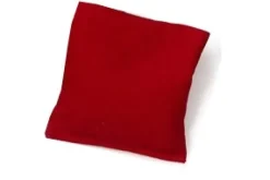 Løs beanbag/ærtepose t/ CORNHOLE ORIGINAL spil - 1 stk. rød 8x8 cm