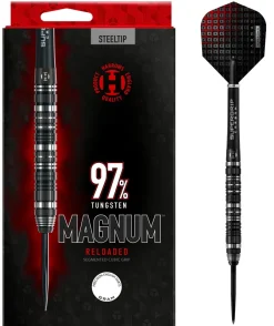 Magnum RELOADED 97% NT steeltip dartpil fra Harrows