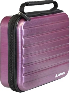 Mission ABS dart case purple t/ 12 pile