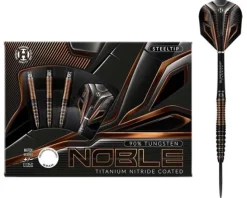 Noble 90% NT steeltip dartpile fra Harrows