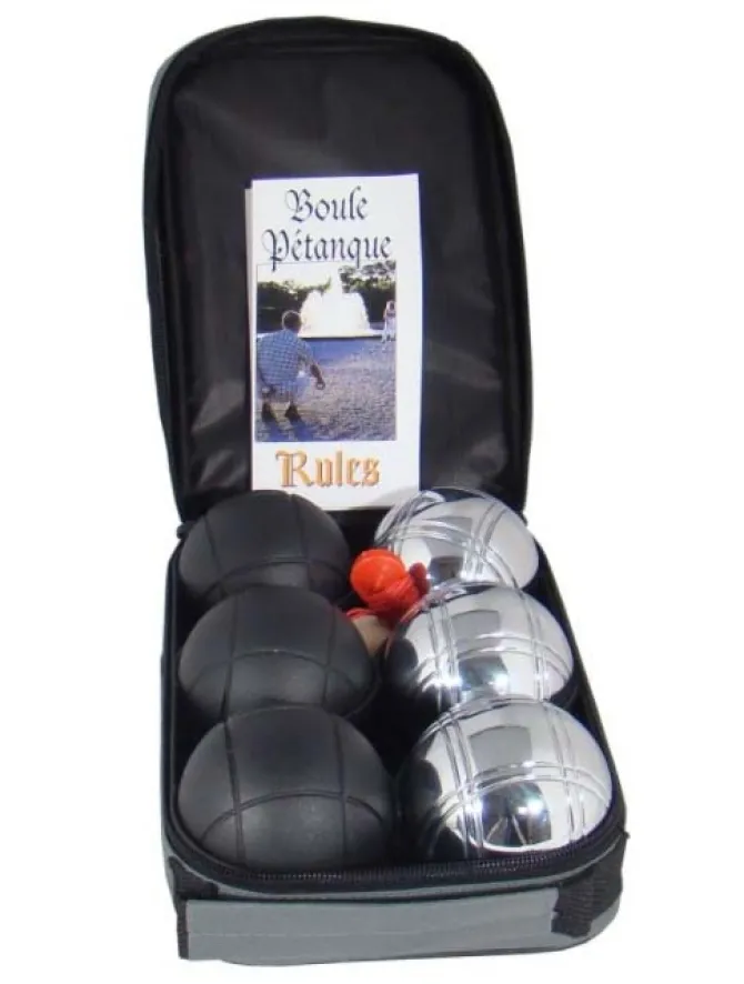Nylon taske m/ 6 petanquekugler