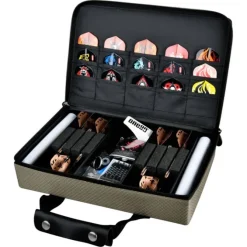 One80 Master dart box i grå t/ 6 pile