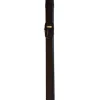 Ovalt køetui med strop og lomme, sort 1*1