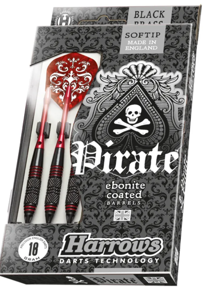 Pirate softip brass dartpile fra Harrows