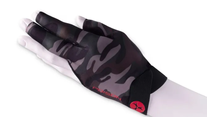 Poison CAMO handske grøn/sort - str. L/XL