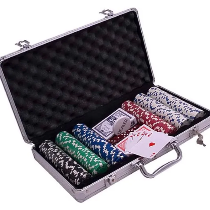 Pokerkuffert m/ 300 chips