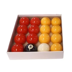 Pool baller 57,2 mm - Casino farver