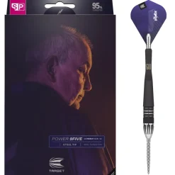 Power 9FIVE G10 95% NT steeltip dartpile fra Target