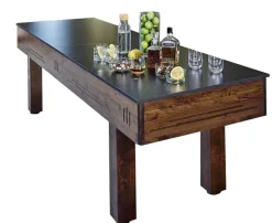 Pronto 9 fods shuffleboard i brun