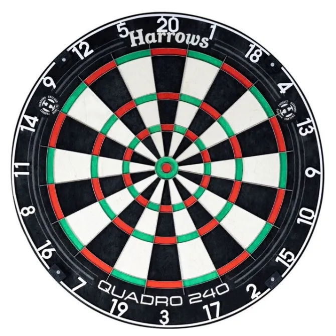 Quadro 240 dartskive fra Harrows