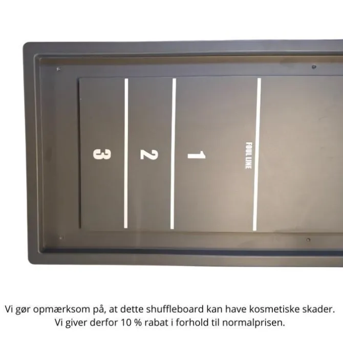 Shuffleboard Søgaard grå 122 x 33 cm