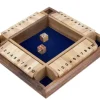 Shut The Box til 4 spiller Deluxe m/ 2 terninger