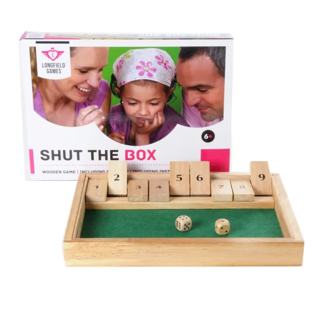 Shut The Box til 1 spiller m/ 2 terninger