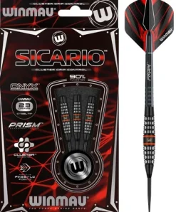 Sicario 90% NT steeltip dartpile fra Winmau