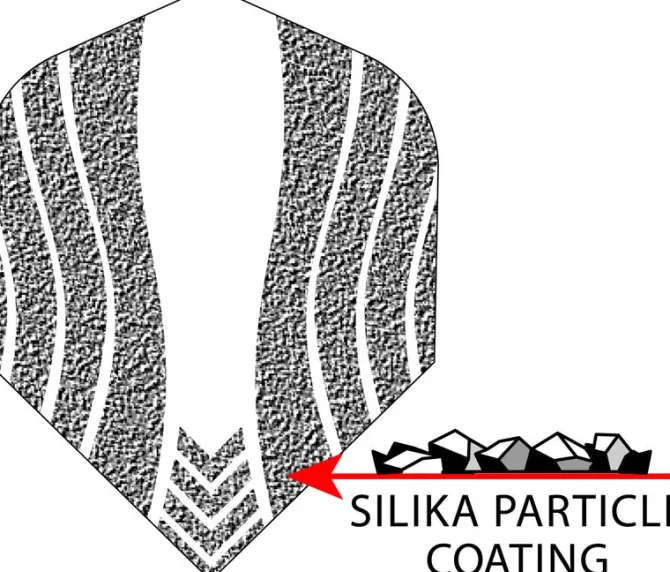 Silika LUMEN flights Harrows - rød