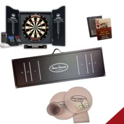 Sjov aften DELUXE pakke - shuffleball, kort, dart og terninger