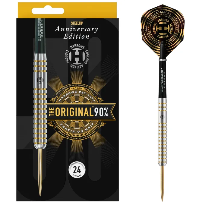 The Original 90% NT steeltip dartpile fra Harrows