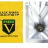 Vaula Black laminerede limlæder dup - Hard