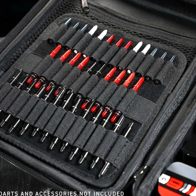 Winmau Armor G4 dart case rød t/ 12 pile