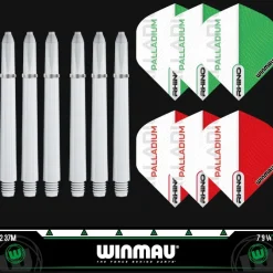 Winmau Diamond Plus Surround sæt - Diamond skive, surround & 2 sæt pile