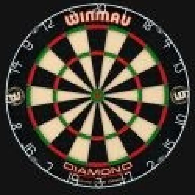 Winmau Diamond Plus Surround sæt - Diamond skive, surround & 2 sæt pile