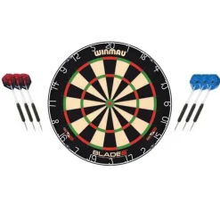 Winmau komplet start pakke - Blade 6 dartskive & 2 sæt pile med tilbehør